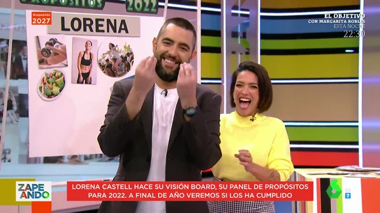 Los propósitos de Lorena Castell para 2022 indignan a Dani Mateo: así le roba el plano en directo Los propósitos de Lorena Castell para 2022 indignan a Dani Mateo: así le roba el plano en directo
