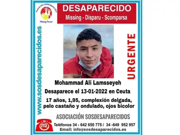 Mohammad Alí, desaparecido en Ceuta