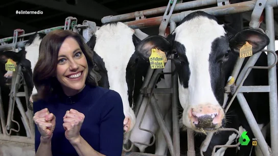 La irónica 'defensa' de Cristina Gallego de las macrogranjas: "Granja grande, aunque la vaca ande o no ande" La irónica 'defensa' de Cristina Gallego de las macrogranjas: "Granja grande, aunque la vaca ande o no ande"