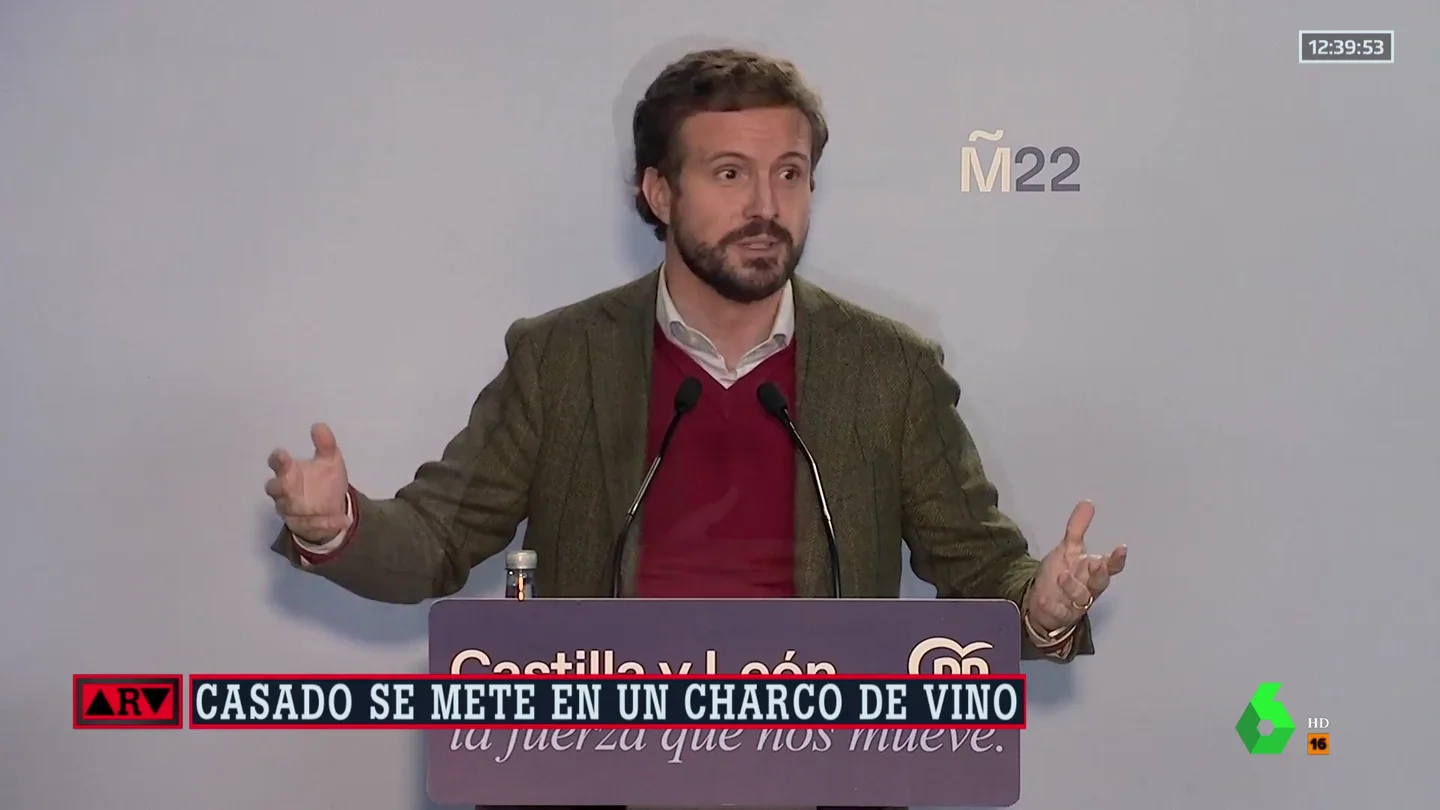 Las surrealistas declaraciones de Casado sobre la vida en León: "Aquí había que beber vino porque no había agua potable" Las surrealistas declaraciones de Casado sobre la vida en León: "Aquí había que beber vino porque no había agua potable"