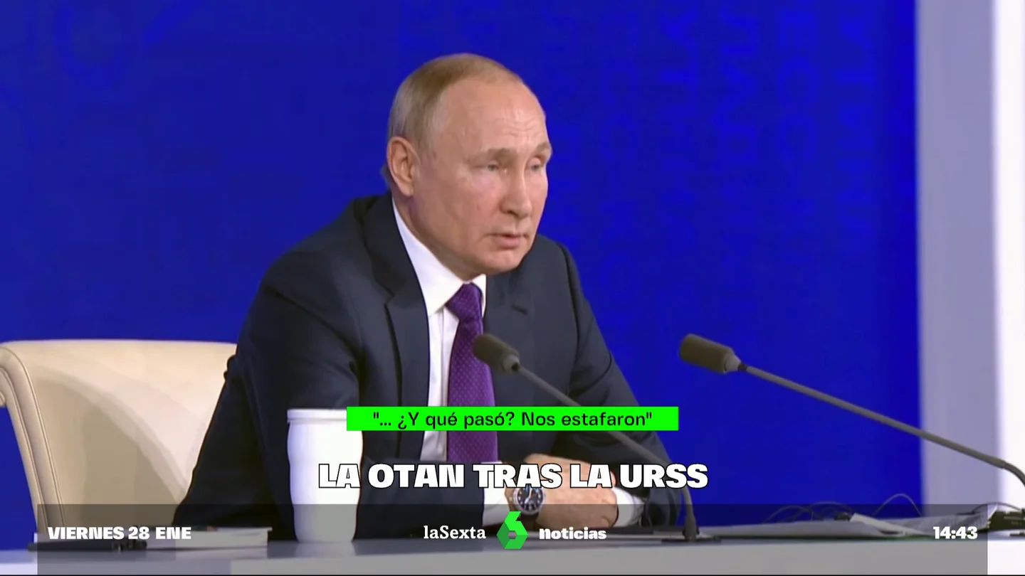 ¿Por qué cree Vladimir Putin que la OTAN ha "estafado" a Rusia tras el final de la Guerra Fría? ¿Por qué cree Vladimir Putin que la OTAN ha "estafado" a Rusia tras el final de la Guerra Fría?