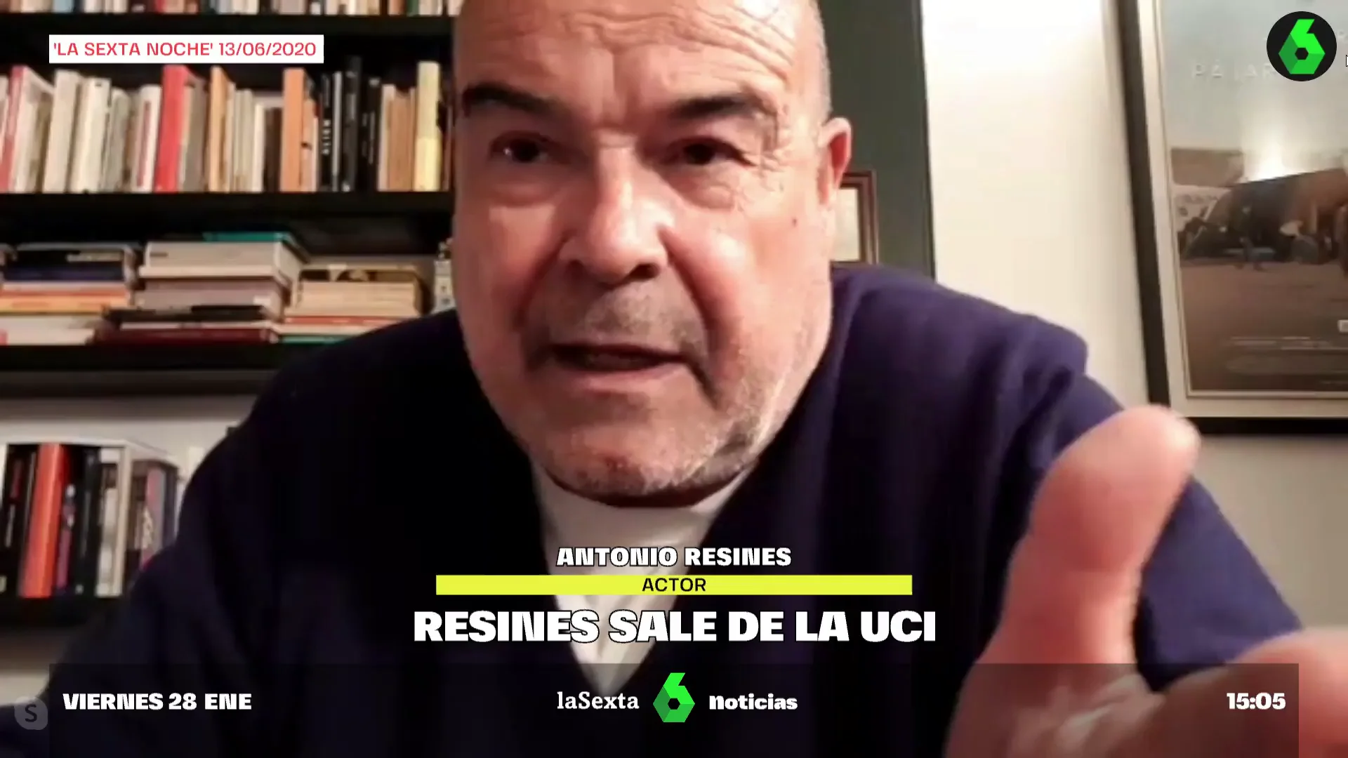 Antonio Resines sale de la UCI