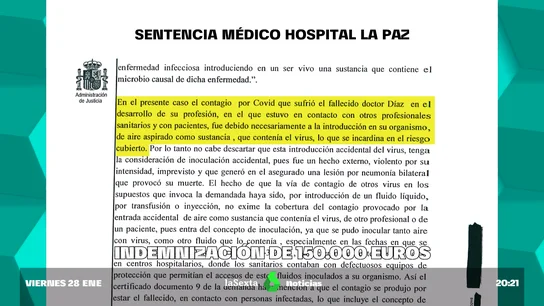 Obligan a una aseguradora a indemnizar a la familia de un médico que murió por coronavirus Obligan a una aseguradora a indemnizar a la familia de un médico que murió por coronavirus