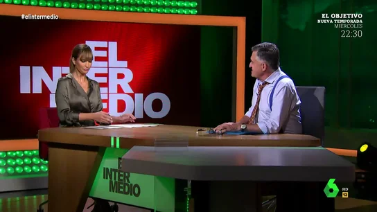 Así fue la reacción de Wyoming con el cambio de look de Sandra Sabatés en El Intermedio Así fue la reacción de Wyoming con el cambio de look de Sandra Sabatés en El Intermedio