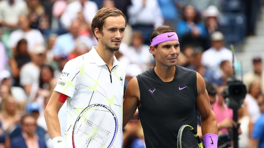 Daniil Medvedev y Rafa Nadal Daniil Medvedev y Rafa Nadal