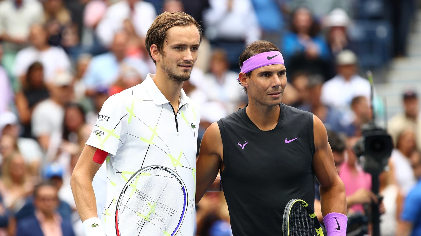 Daniil Medvedev y Rafa Nadal Daniil Medvedev y Rafa Nadal