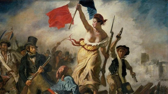 'La Libertad guiando al pueblo' de Eugène Delacroix 'La Libertad guiando al pueblo' de Eugène Delacroix