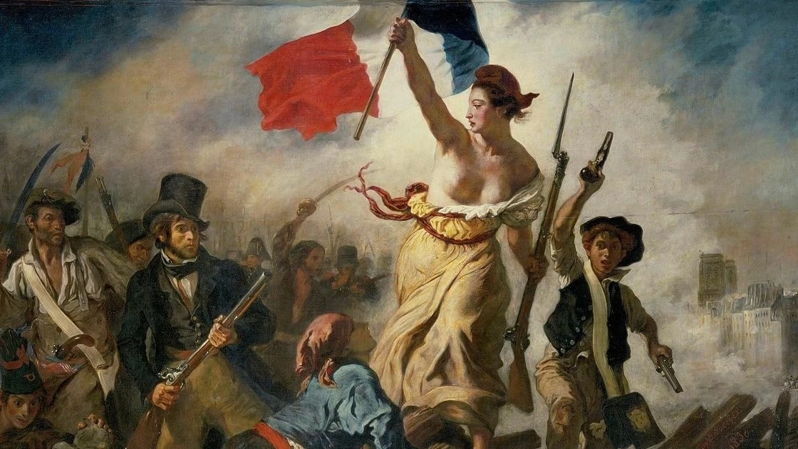 'La Libertad guiando al pueblo' de Eugène Delacroix