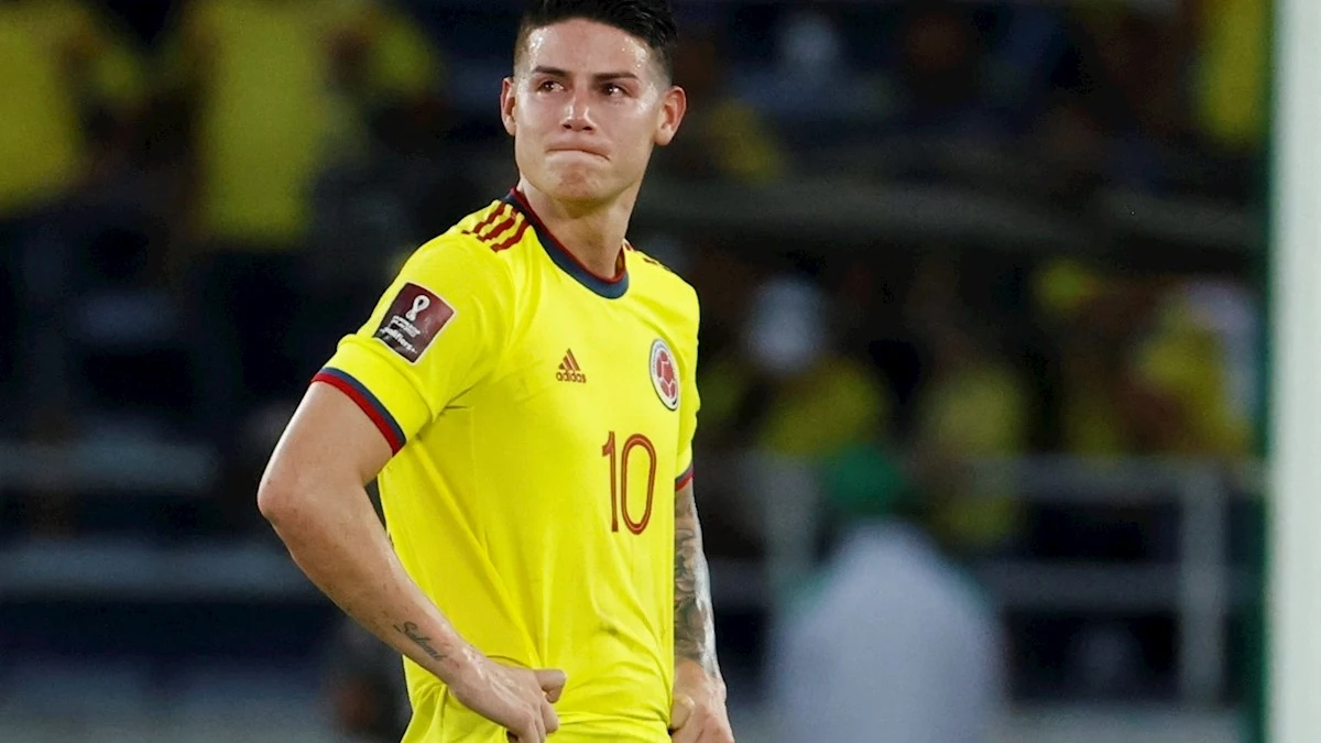 James Rodríguez, con Colombia