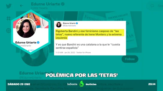 El PP tilda la canción 'Ay mamá' de Rigoberta Bandini de "feminismo casposo de las tetas" El PP tilda la canción 'Ay mamá' de Rigoberta Bandini de "feminismo casposo de las tetas"