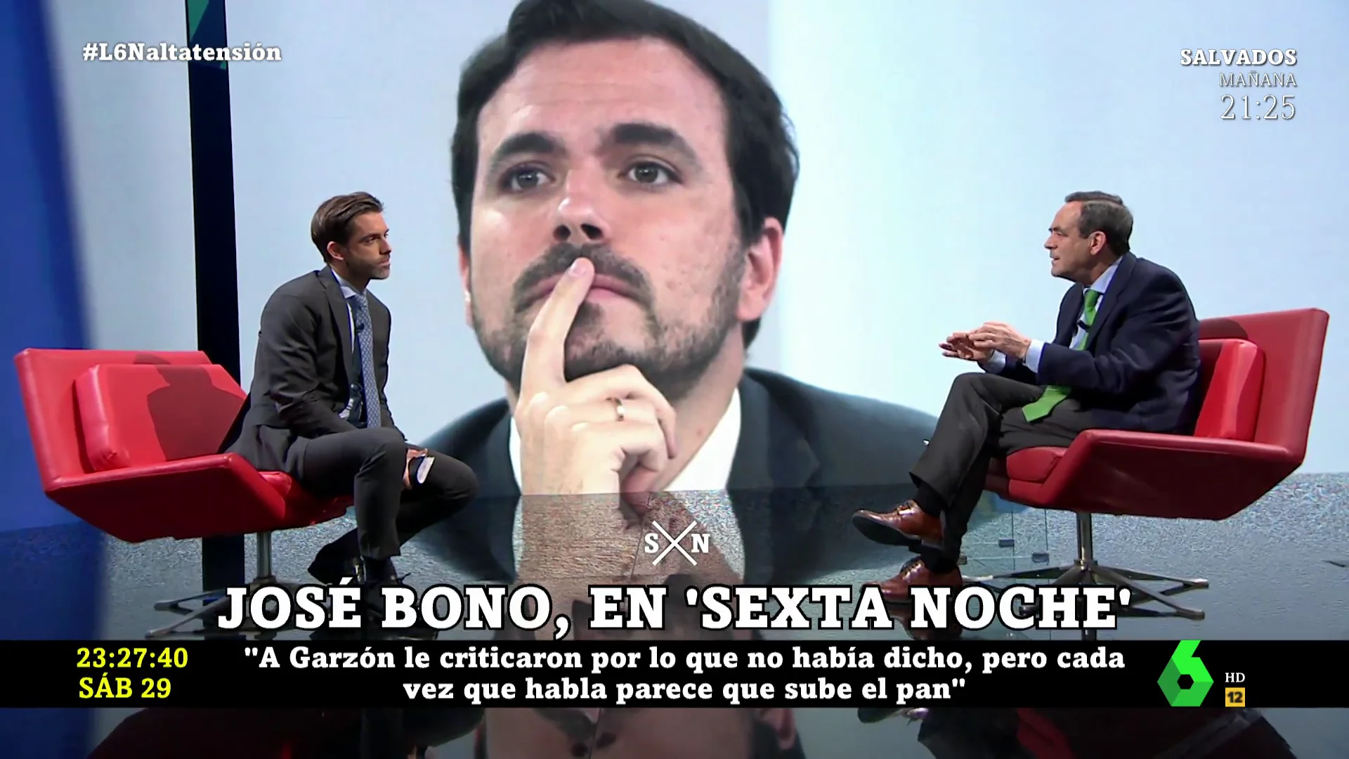 El consejo "de amigo" de José Bono a Alberto Garzón: "Que se vaya al periódico de los ministros"