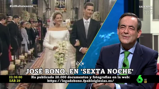 José Bono y la sorpresa de Iñaki Urdangarín en su boda con la infanta Cristina: "Aquello no me gustó" José Bono y la sorpresa de Iñaki Urdangarín en su boda con la infanta Cristina: "Aquello no me gustó"