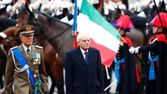 Sergio Mattarella, en una imagen de archivo Sergio Mattarella, en una imagen de archivo