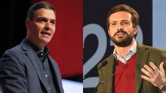 Pedro S&aacute;nchez y Pablo Casado