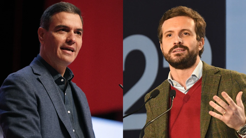 Pedro Sánchez y Pablo Casado