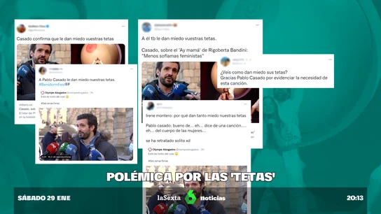 Críticas a Pablo Casado tras sus palabras sobre la canción 'Ay mamá' de Rigoberta Bandini Críticas a Pablo Casado tras sus palabras sobre la canción 'Ay mamá' de Rigoberta Bandini