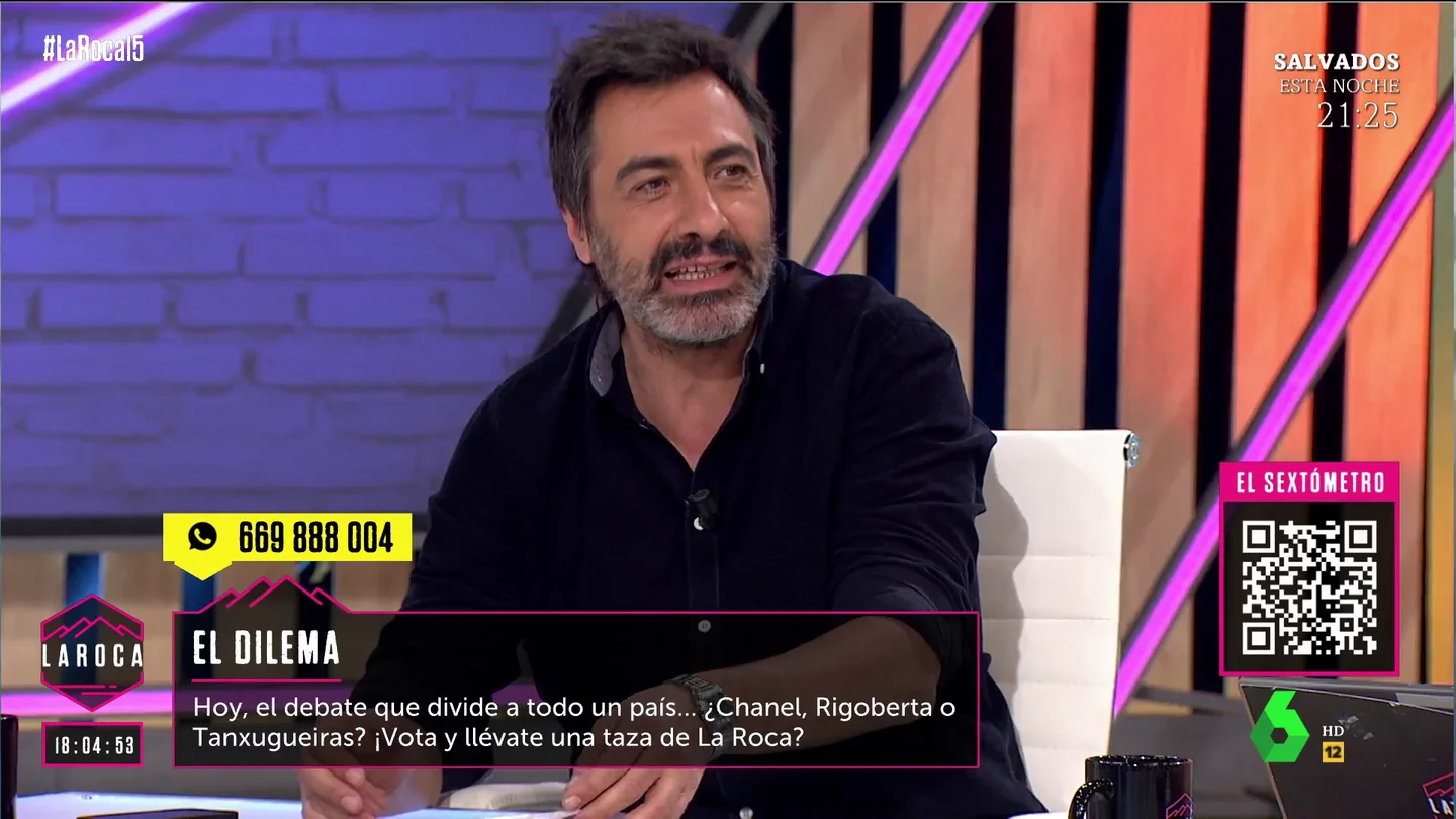 Juan del Val se sincera sobre su faceta como presentador sustituto de Nuria Roca: "Yo ya no quiero más" Juan del Val se sincera sobre su faceta como presentador sustituto de Nuria Roca: "Yo ya no quiero más"