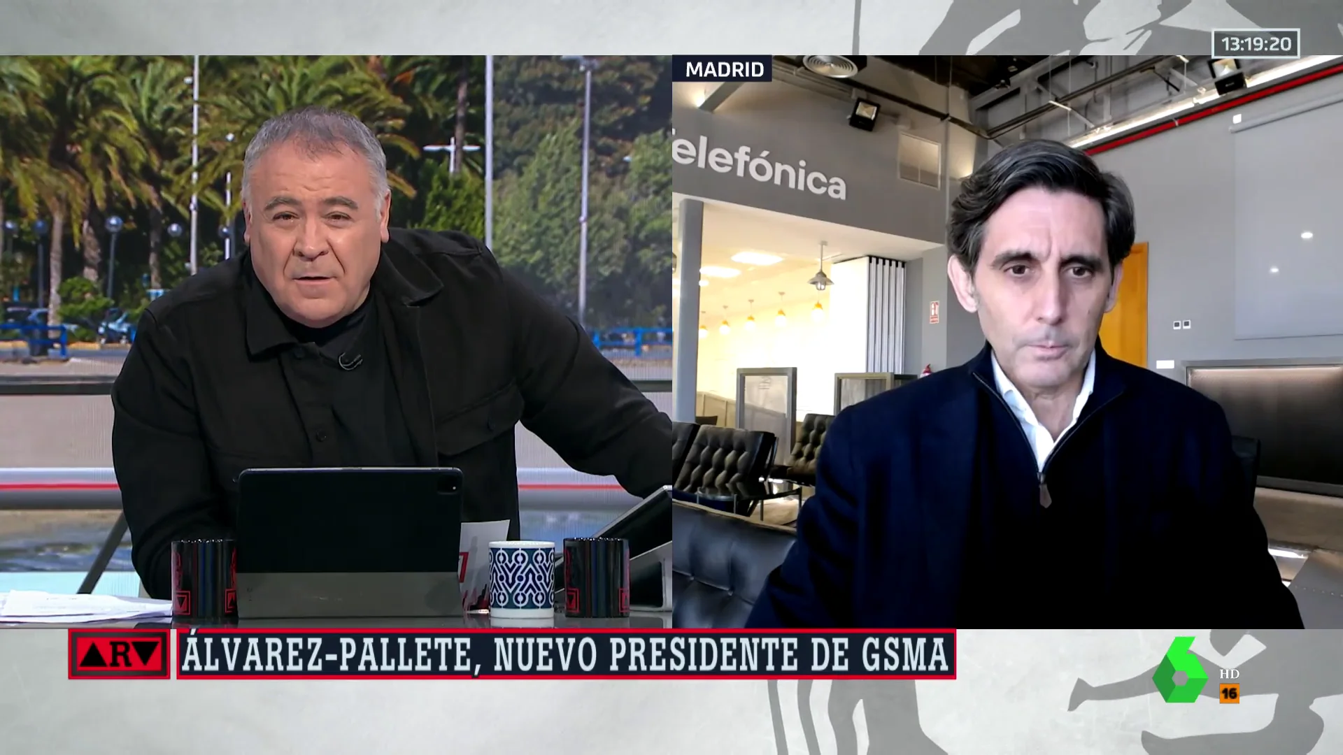 Álvarez-Pallete, presidente de Telefónica, en ARV