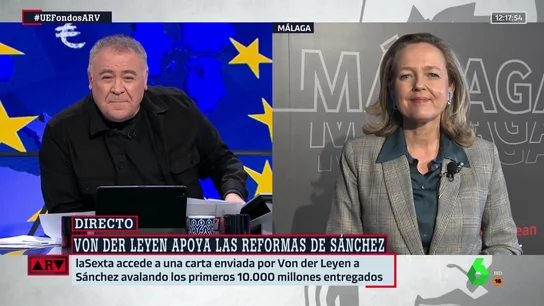 Calviño: "La campaña del PP no tiene ni pies ni cabeza. Sus cuatro CCAA están entre las seis que más fondos han recibido" Calviño: "La campaña del PP no tiene ni pies ni cabeza. Sus cuatro CCAA están entre las seis que más fondos han recibido"