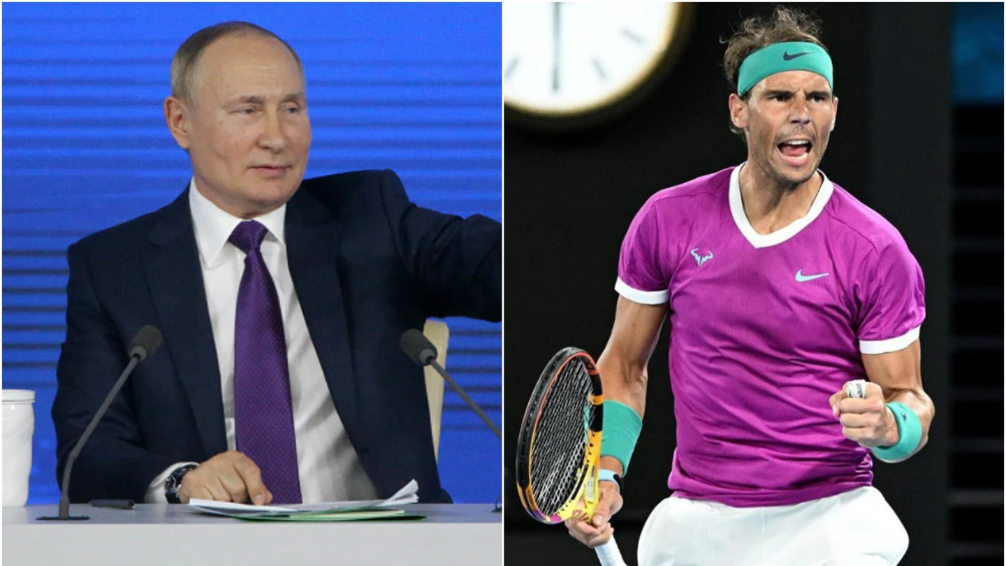 Vladimir Putin y Rafa Nadal Vladimir Putin y Rafa Nadal