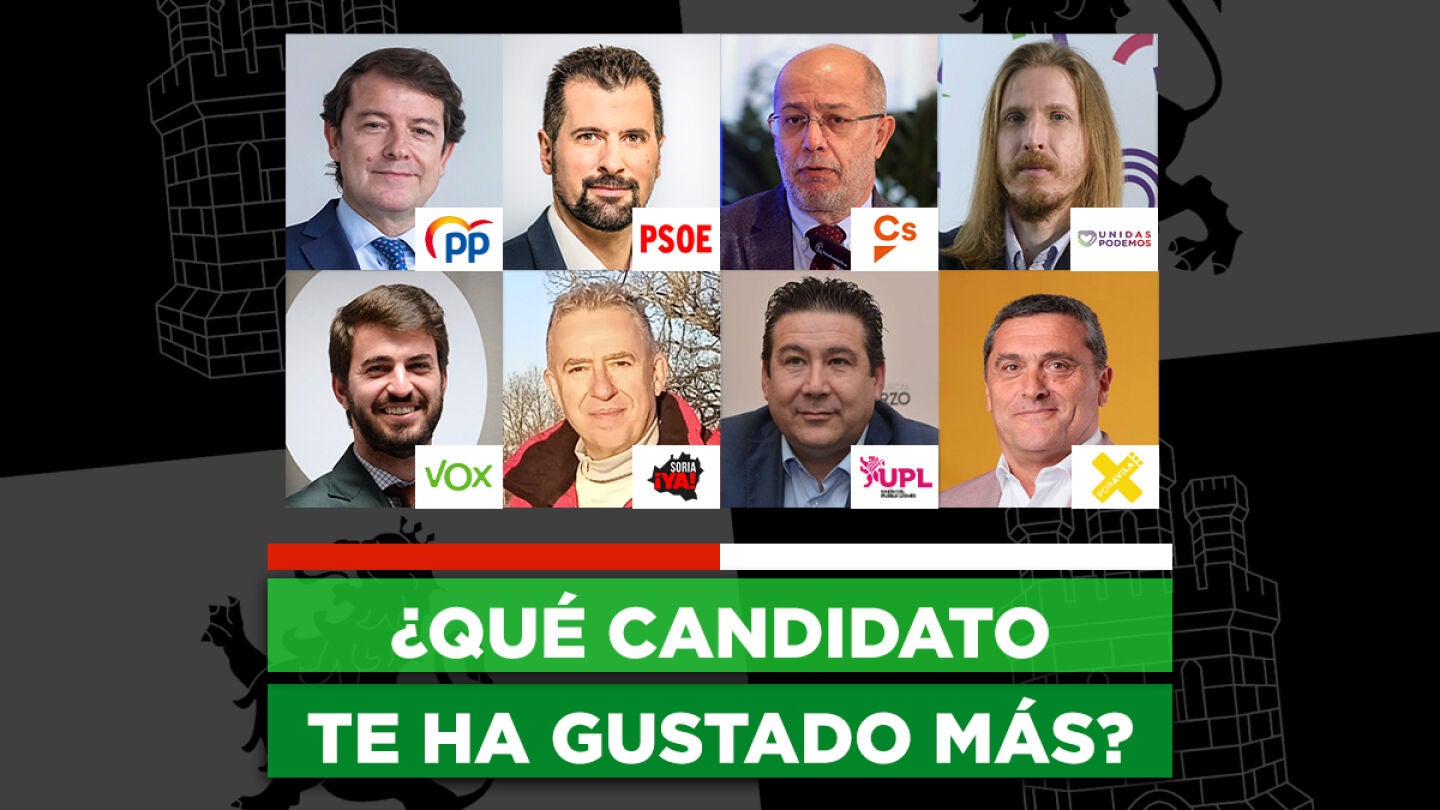 VOTA: &iquest;Qui&eacute;n crees que ha ganado el debate de las elecciones de Castilla y Le&oacute;n?