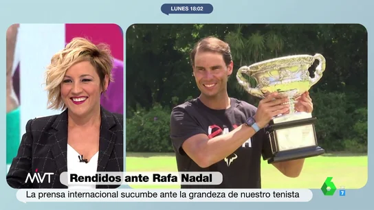 Luis Sanabria desvela la admiración de Cristina Pardo por Nadal Luis Sanabria desvela la admiración de Cristina Pardo por Nadal