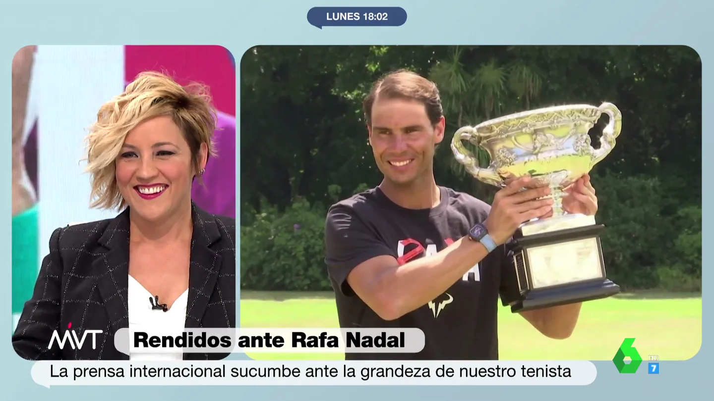 Luis Sanabria desvela la admiración de Cristina Pardo por Nadal Luis Sanabria desvela la admiración de Cristina Pardo por Nadal