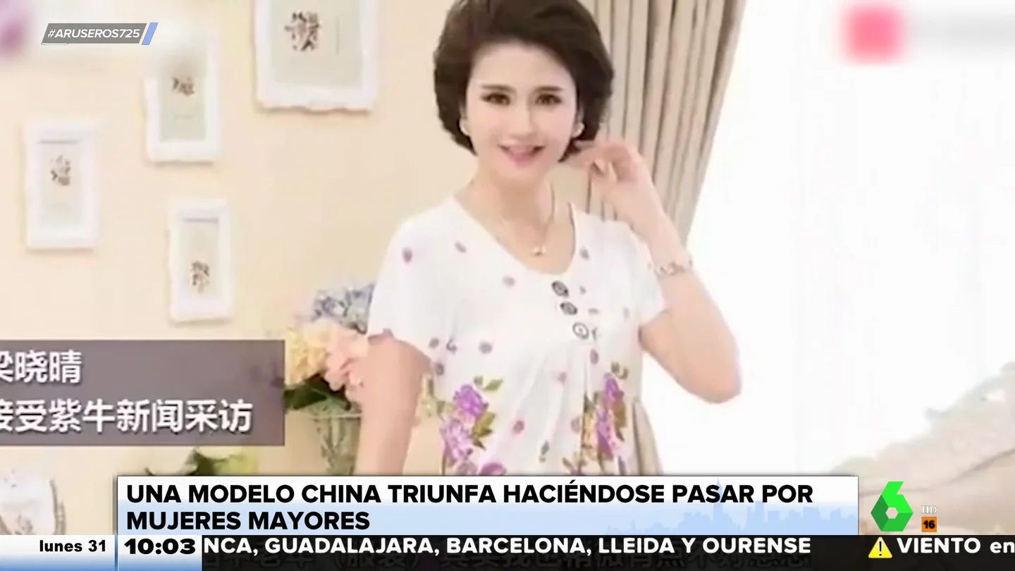 Modelo china finge ser mayor Modelo china finge ser mayor