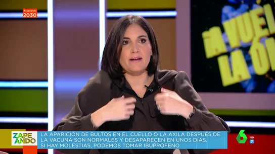 Boticaria García explica por qué te pueden aparecer bultos en la axila o el cuello tras la vacuna del COVID: "A mí me pasó" Boticaria García explica por qué te pueden aparecer bultos en la axila o el cuello tras la vacuna del COVID: "A mí me pasó"