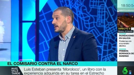 Luis Esteban, en una aparición en Más Vale Tarde Luis Esteban, en una aparición en Más Vale Tarde