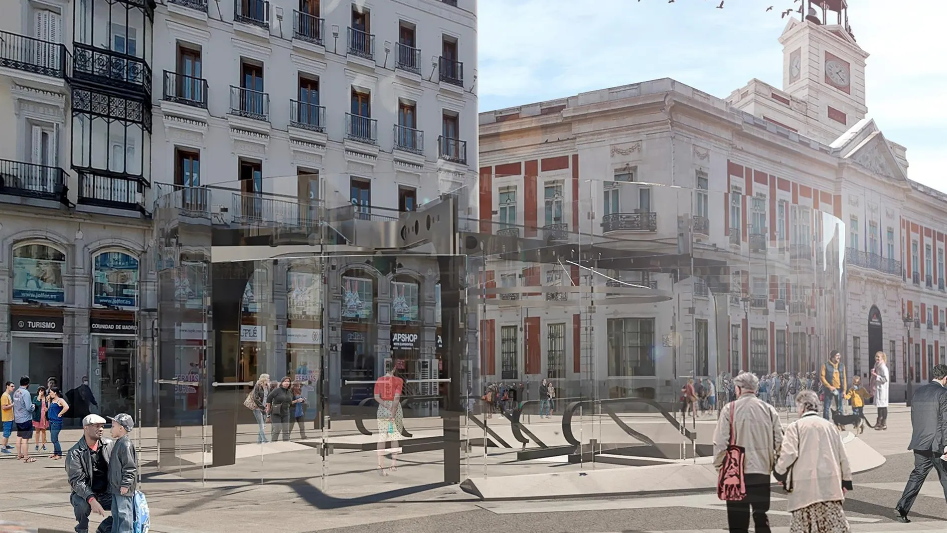 Así será la nueva Puerta del Sol de Madrid tras las obras para acabar con la estación de metro de la &#39;ballena&#39;