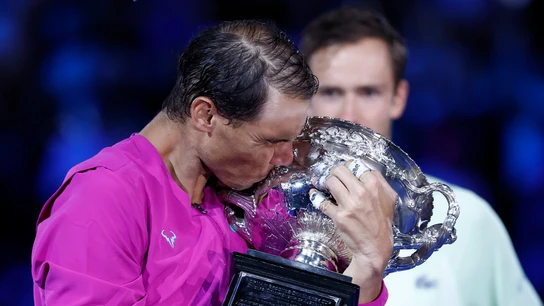 Rafa Nadal y Daniil Medvedev Rafa Nadal y Daniil Medvedev