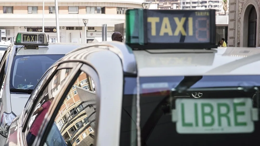 Imagen de archivo de un taxi