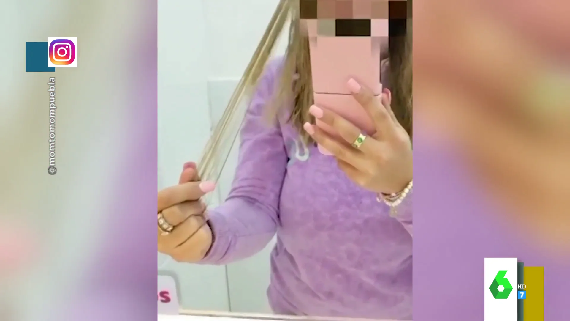 El destrozo que le hacen a una chica en el pelo en un salón de belleza: "Es un crimen capilar"