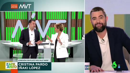 La "indiscreción" de Iñaki López en directo que alucina a Cristina Pardo: "No hace falta que lo cuentes todo" La "indiscreción" de Iñaki López en directo que alucina a Cristina Pardo: "No hace falta que lo cuentes todo"