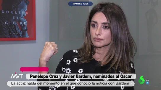 Así han vivido Penélope Cruz y Javier Bardem su nominación a los Oscar: "Me pasé hora y media que no podía dejar de llorar" Así han vivido Penélope Cruz y Javier Bardem su nominación a los Oscar: "Me pasé hora y media que no podía dejar de llorar"