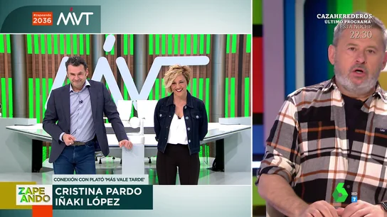 El aviso de Cristina Pardo que asusta a Miki Nadal en pleno directo: "Qué cara de susto se le ha puesto" El aviso de Cristina Pardo que asusta a Miki Nadal en pleno directo: "Qué cara de susto se le ha puesto"