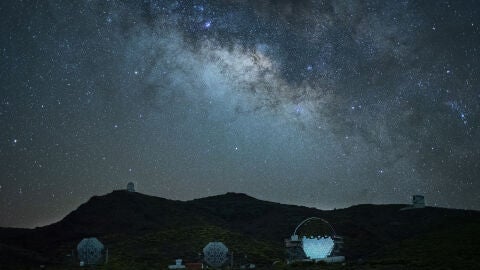 Telescopios en el Roque de los Muchachos