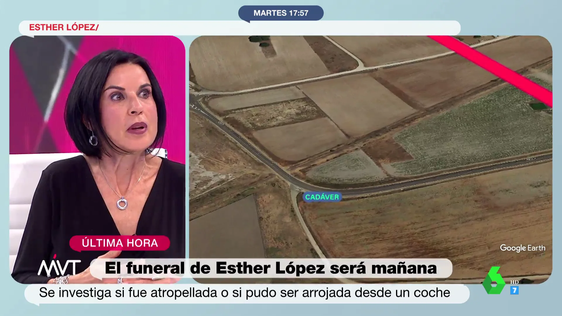 La opinión de los expertos sobre la hipótesis del atropello en el caso de Esther López: "Sería el primero que veo sin una sola fractura"