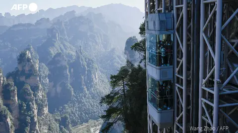 Ascensor exterior más alto del mundo Ascensor exterior más alto del mundo