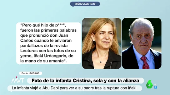 Así fue la primera reacción de Juan Carlos I a las imágenes de Urdangarin con otra mujer: "Pero qué hijo de p**" Así fue la primera reacción de Juan Carlos I a las imágenes de Urdangarin con otra mujer: "Pero qué hijo de p**"