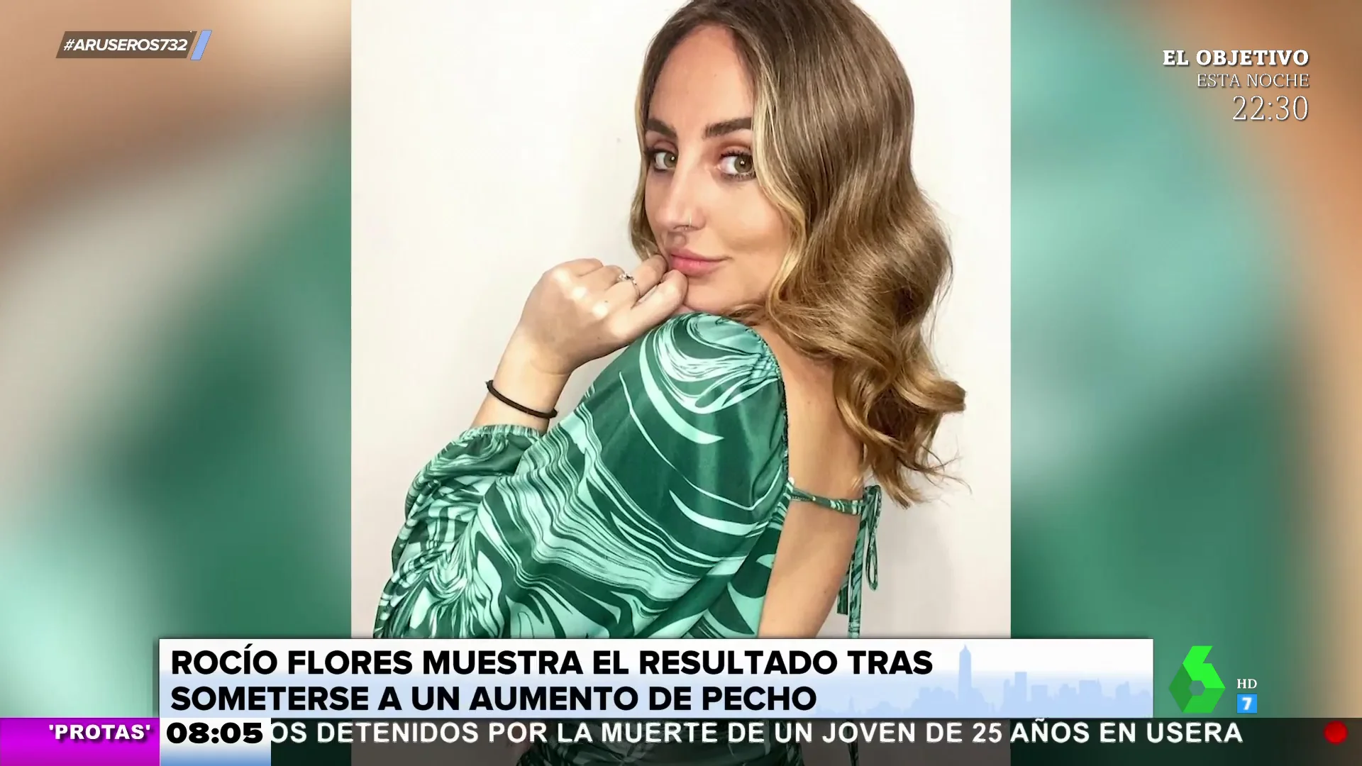 Rocío Flores operación pecho