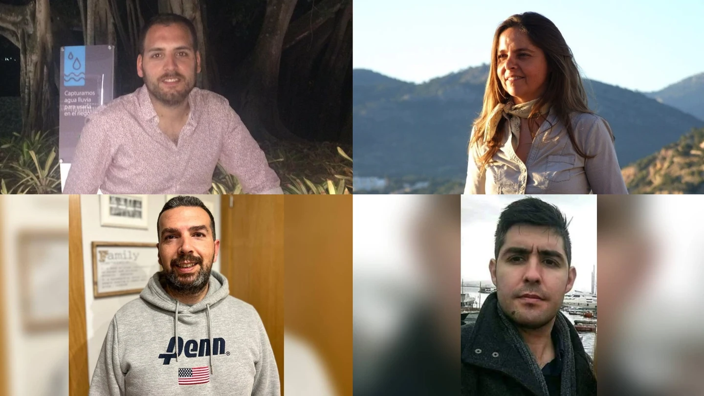De izquierda a derecha y de arriba a abajo: Iñaki Ibisate, dependiente; Sonia Álvarez, trabajadora turística; Alberto Diezma, limpiador, y Martín Moreno, trabajador hostelero. A todos les afecta la reforma laboral. De izquierda a derecha y de arriba a abajo: Iñaki Ibisate, dependiente; Sonia Álvarez, trabajadora turística; Alberto Diezma, limpiador, y Martín Moreno, trabajador hostelero. A todos les afecta la reforma laboral.