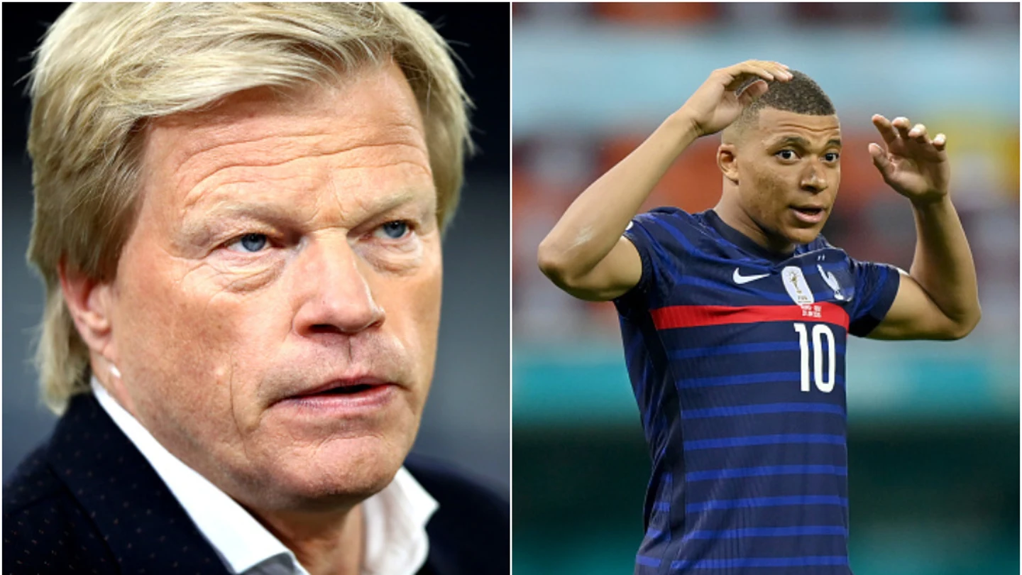 Oliver Kahn y Kylian Mbappé Oliver Kahn y Kylian Mbappé