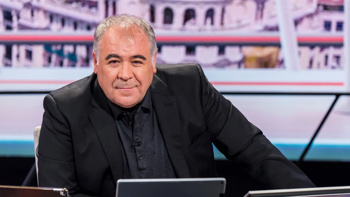 Antonio García Ferreras en el plató de Al Rojo Vivo Antonio García Ferreras en el plató de Al Rojo Vivo