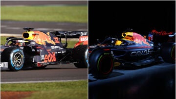 El monoplaza de Red Bull 2021 y 2022