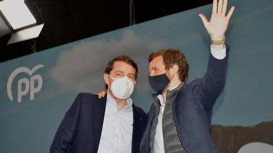 Pablo Casado con Alfonso Fernández Mañueco Pablo Casado con Alfonso Fernández Mañueco