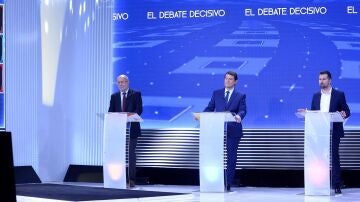 Los candidatos del PSOE, PP y Ciudadanos a la Presidencia de la Junta de Castilla y León