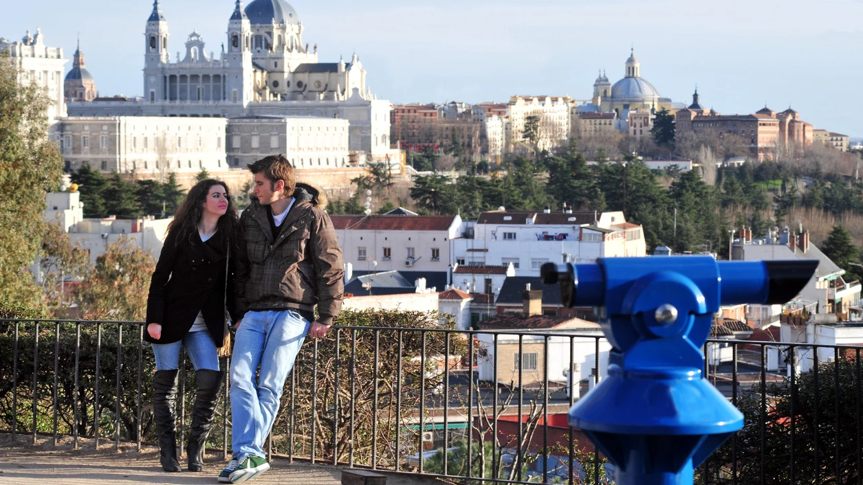 Pareja en Madrid