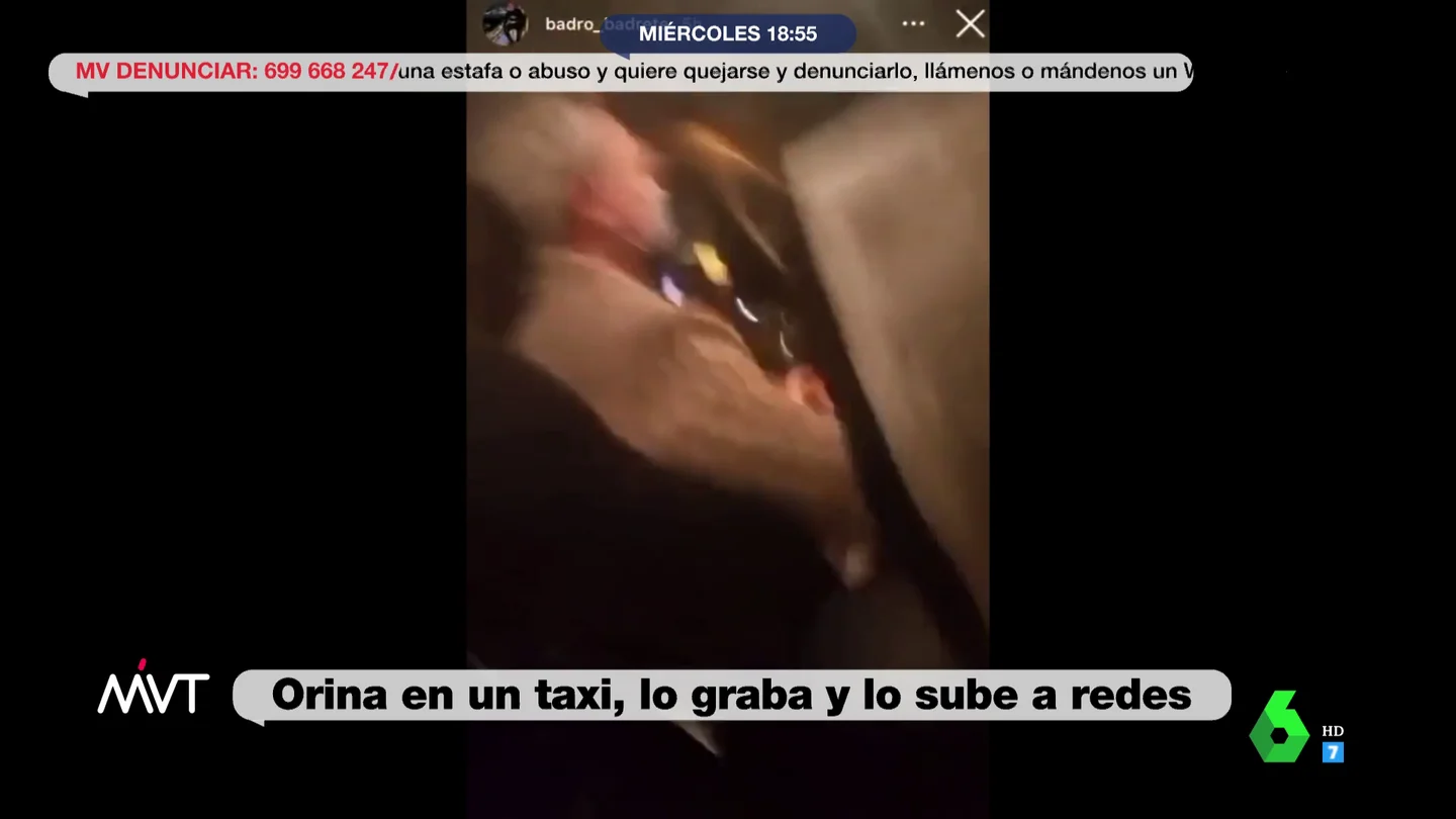 Detenido el joven que orinó en un taxi y se jactó de ello en una red social Detenido el joven que orinó en un taxi y se jactó de ello en una red social